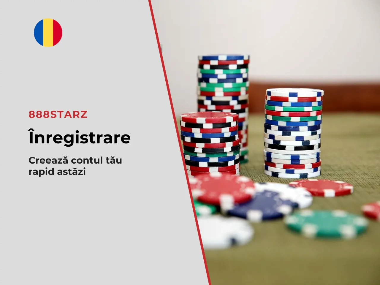 Înregistrarea și alegerea secțiunii casino sau
