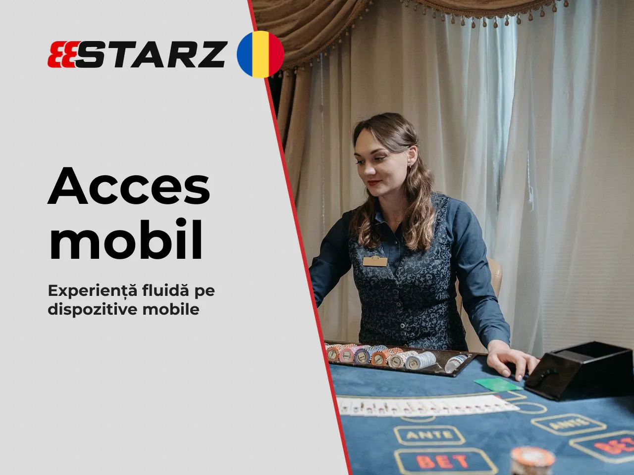 Acces mobil, live chat și asistență