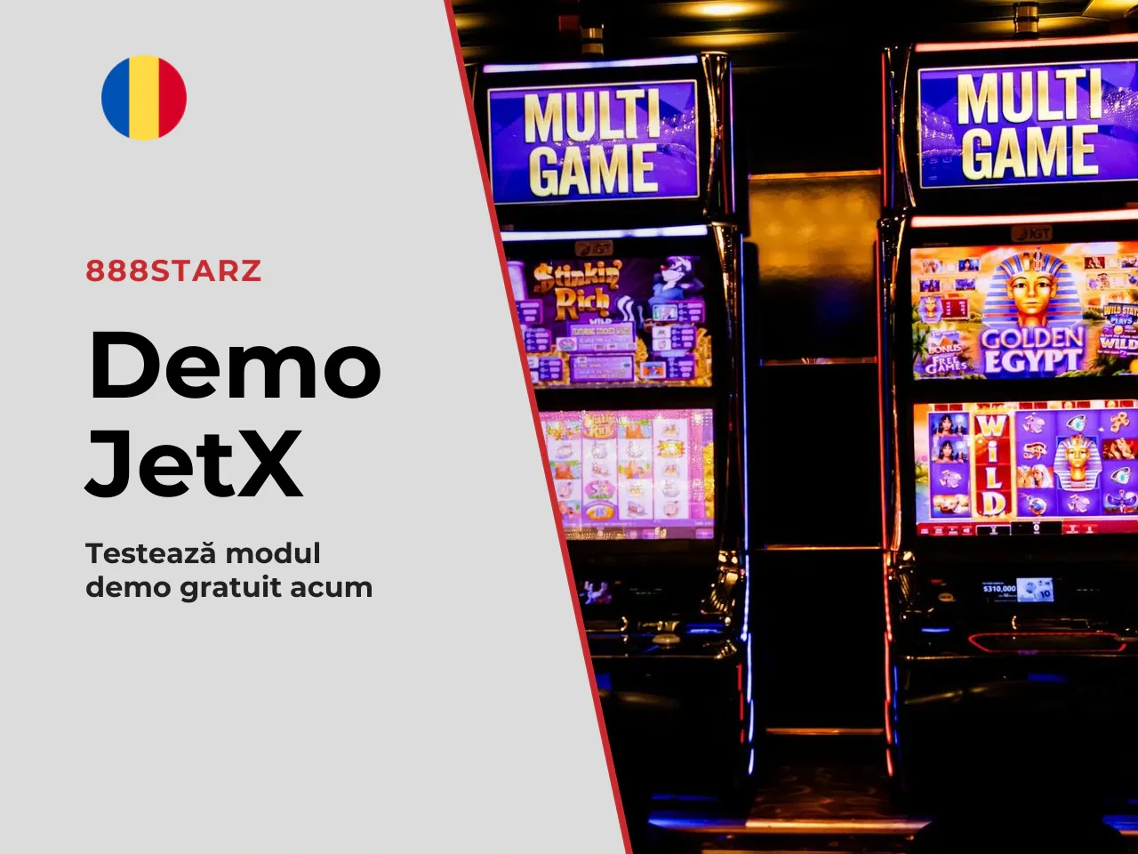 Ce permite testarea versiunii demo JetX