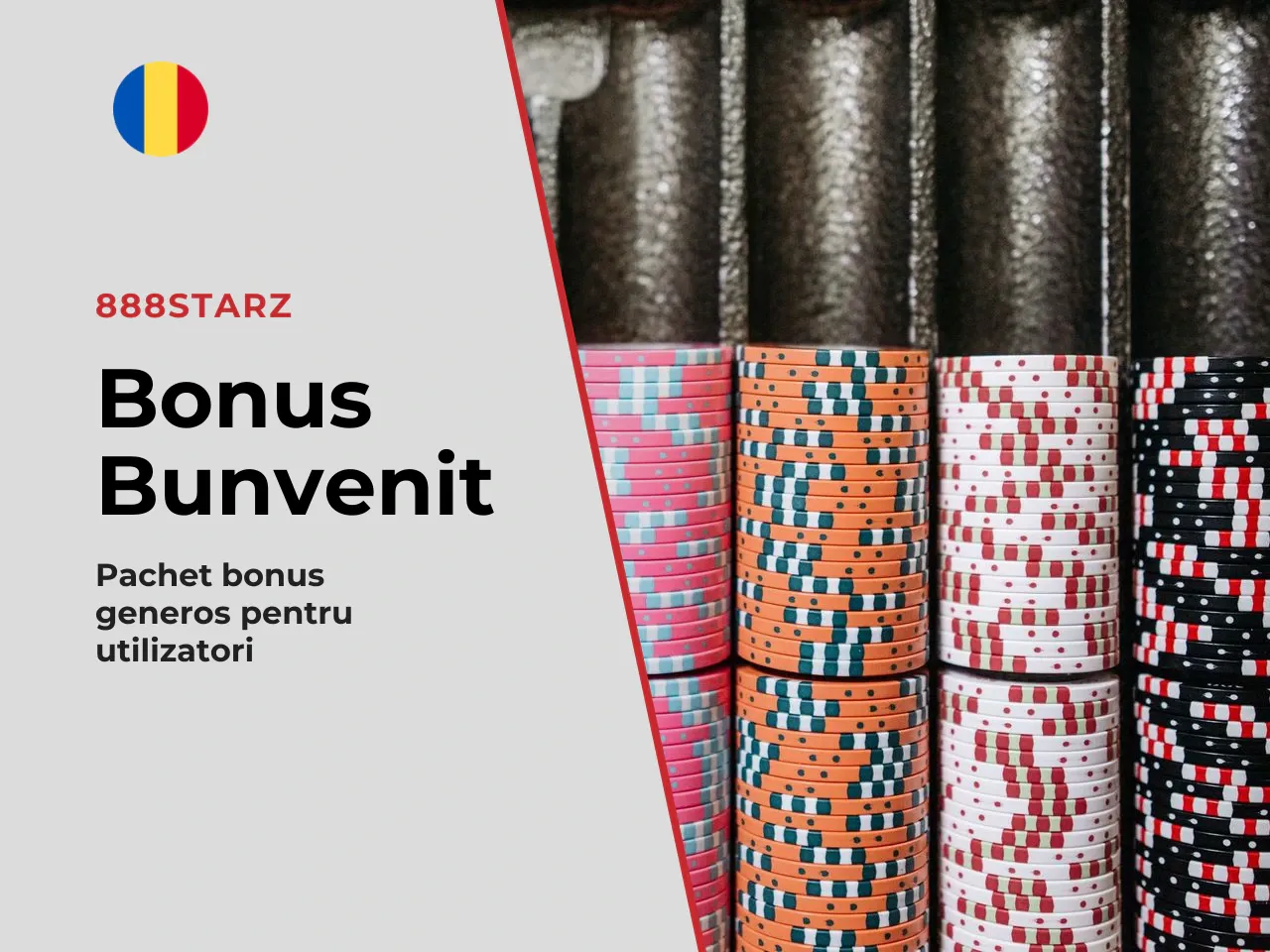 Welcome bonus pentru utilizatorii noi. Pachetul