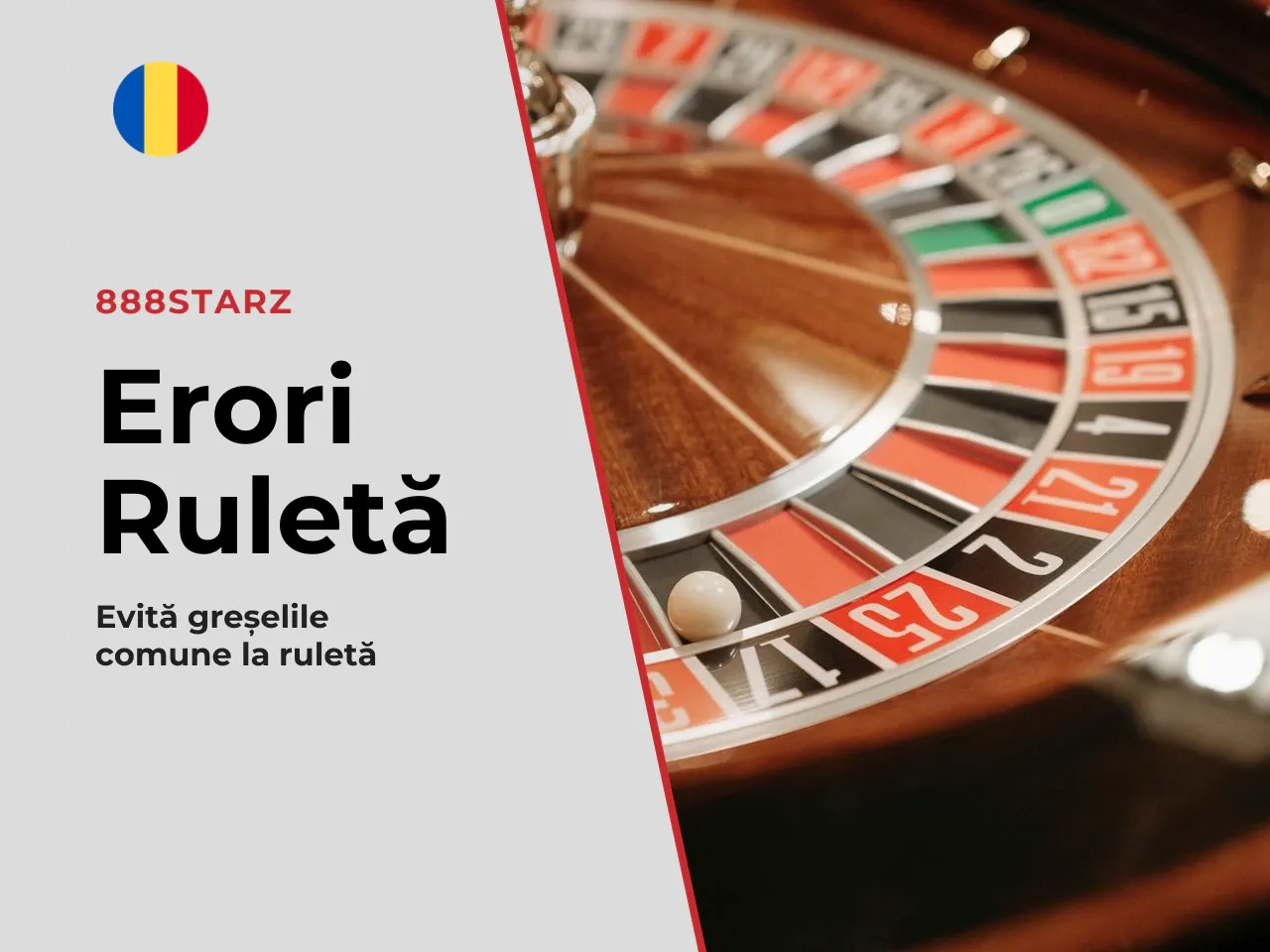 Anexă cinci erori frecvente la ruleta
