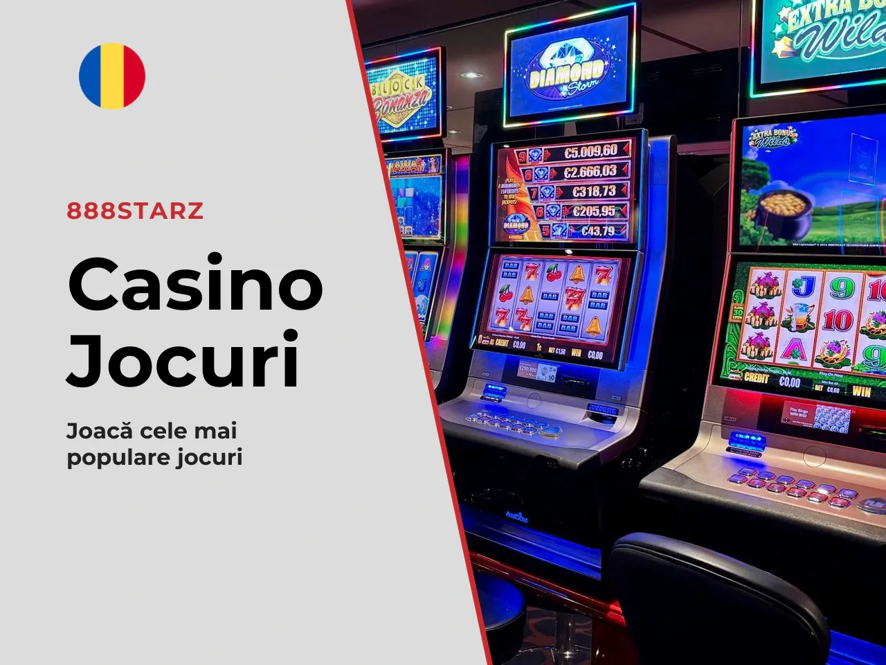 Sloturi, ruletă, poker și alte casino